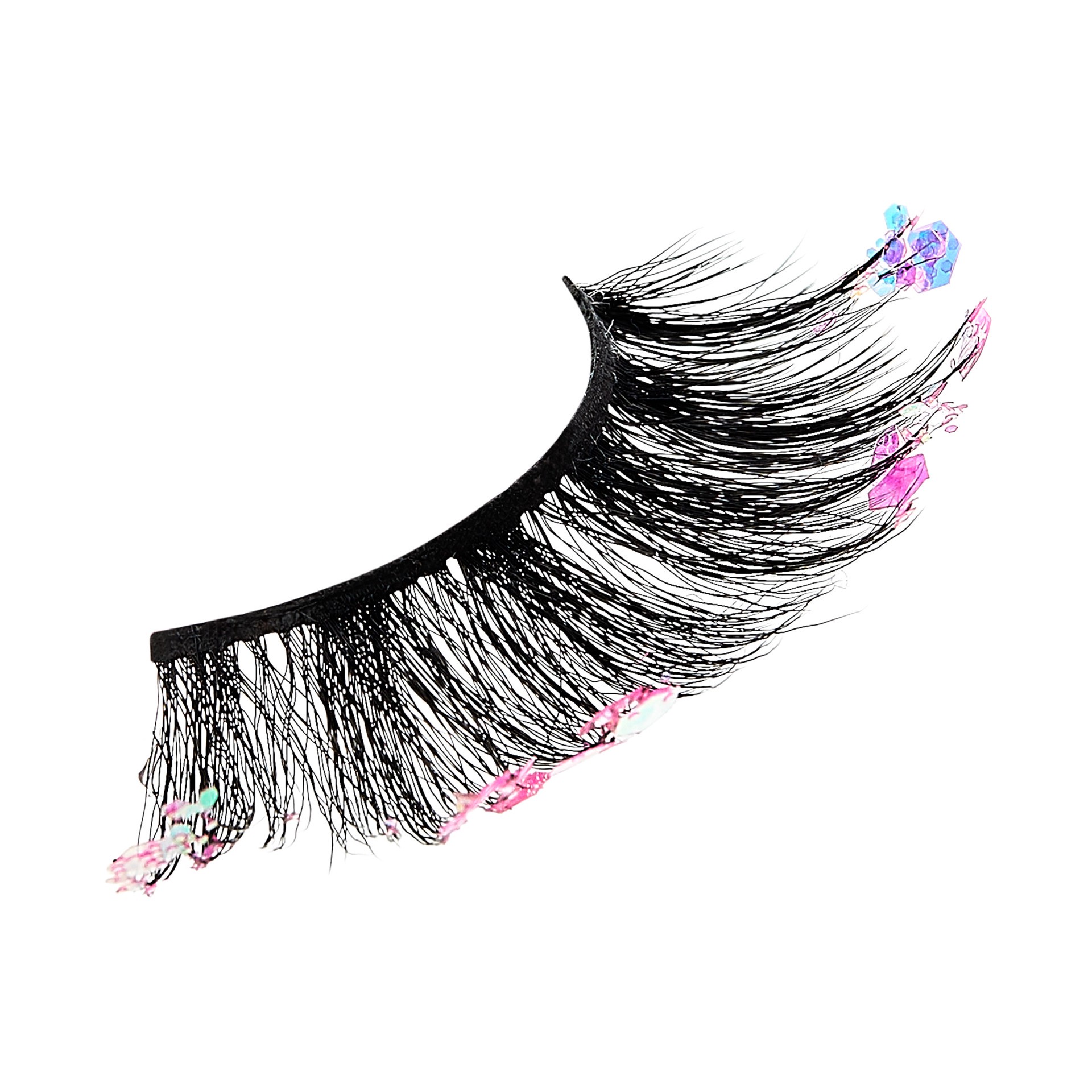 slide 4 of 5, KISS Halloween Limited Edition Scary Clown False Eyelashes, 1 Pair - Hallo-Queen, 1 ct