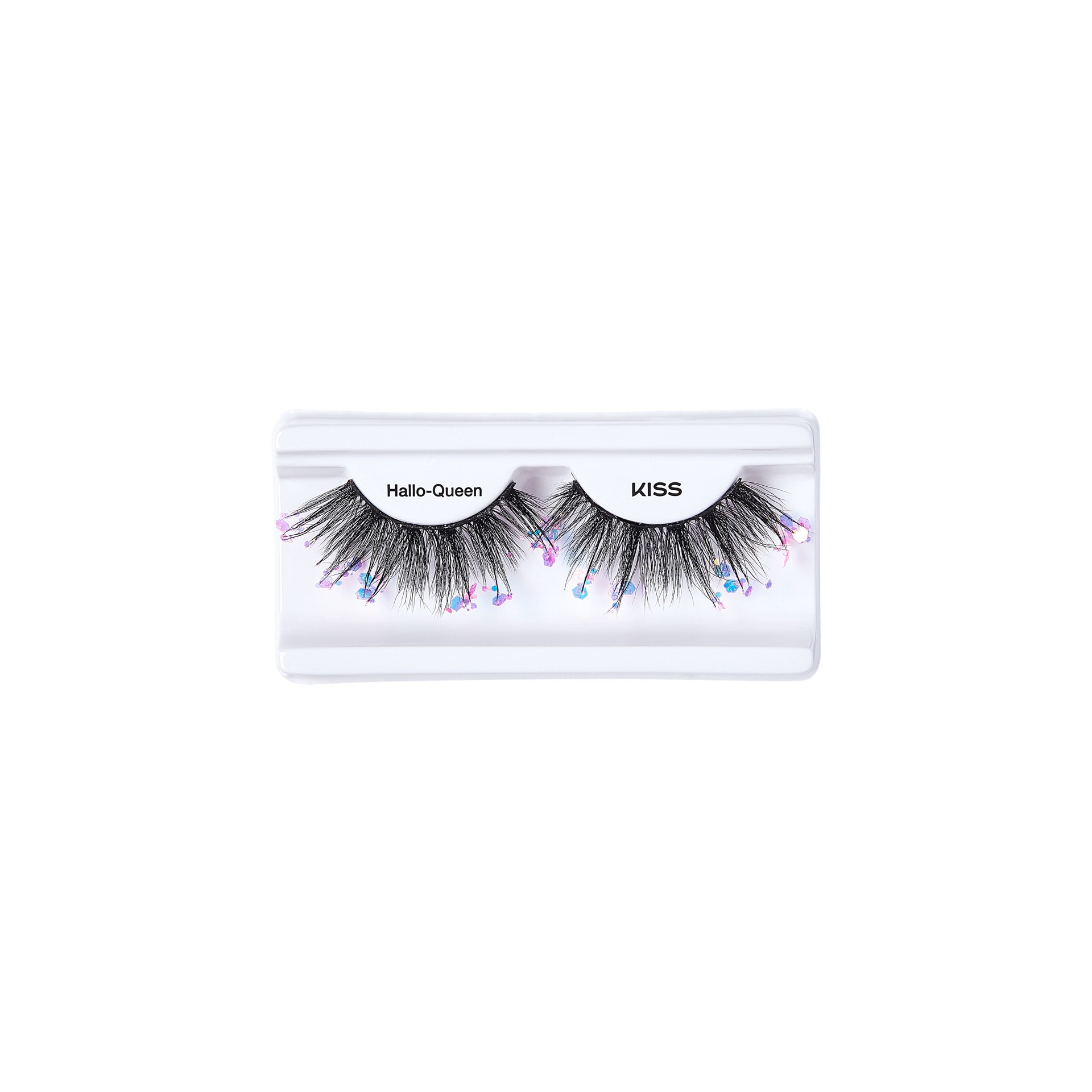 slide 5 of 5, KISS Halloween Limited Edition Scary Clown False Eyelashes, 1 Pair - Hallo-Queen, 1 ct