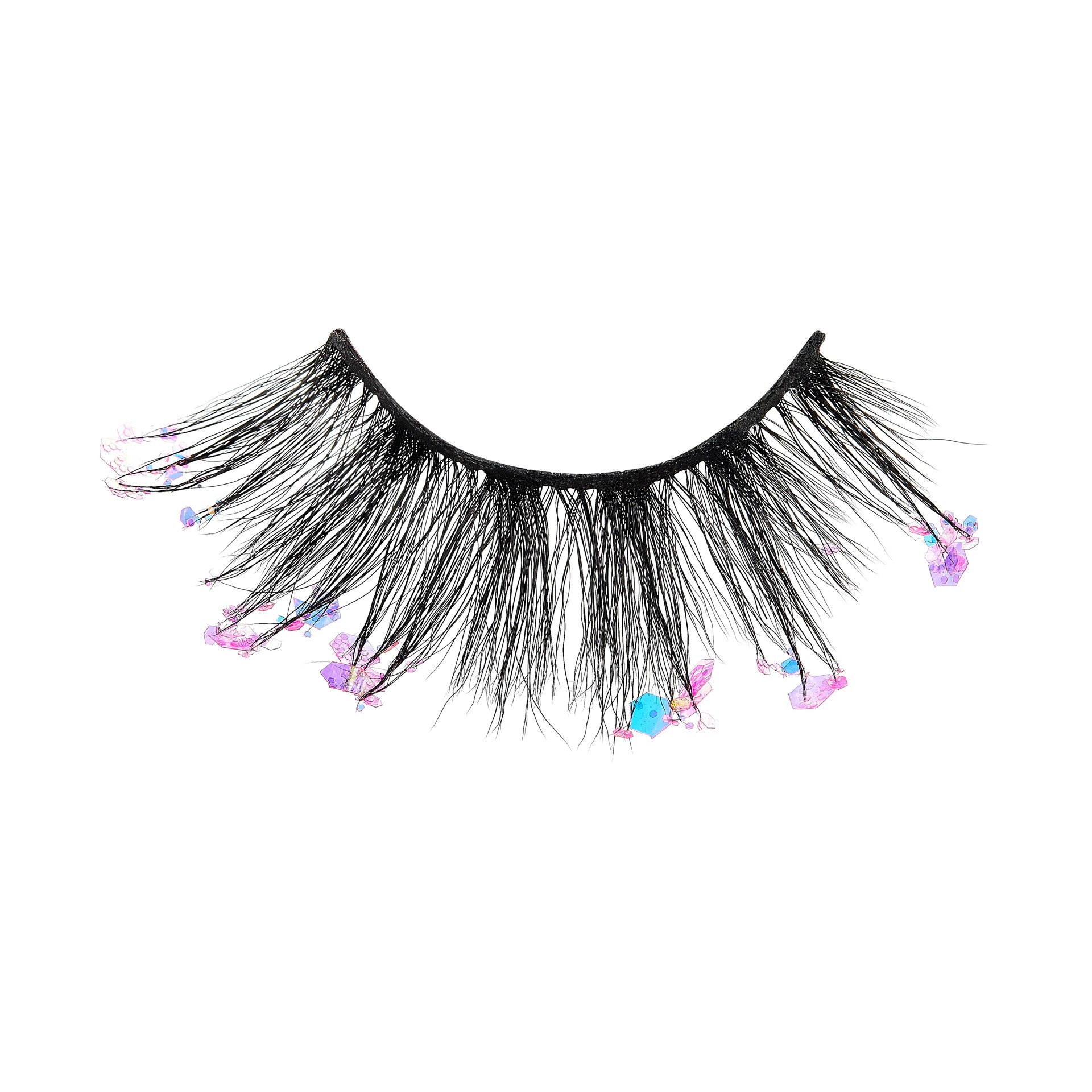 slide 2 of 5, KISS Halloween Limited Edition Scary Clown False Eyelashes, 1 Pair - Hallo-Queen, 1 ct
