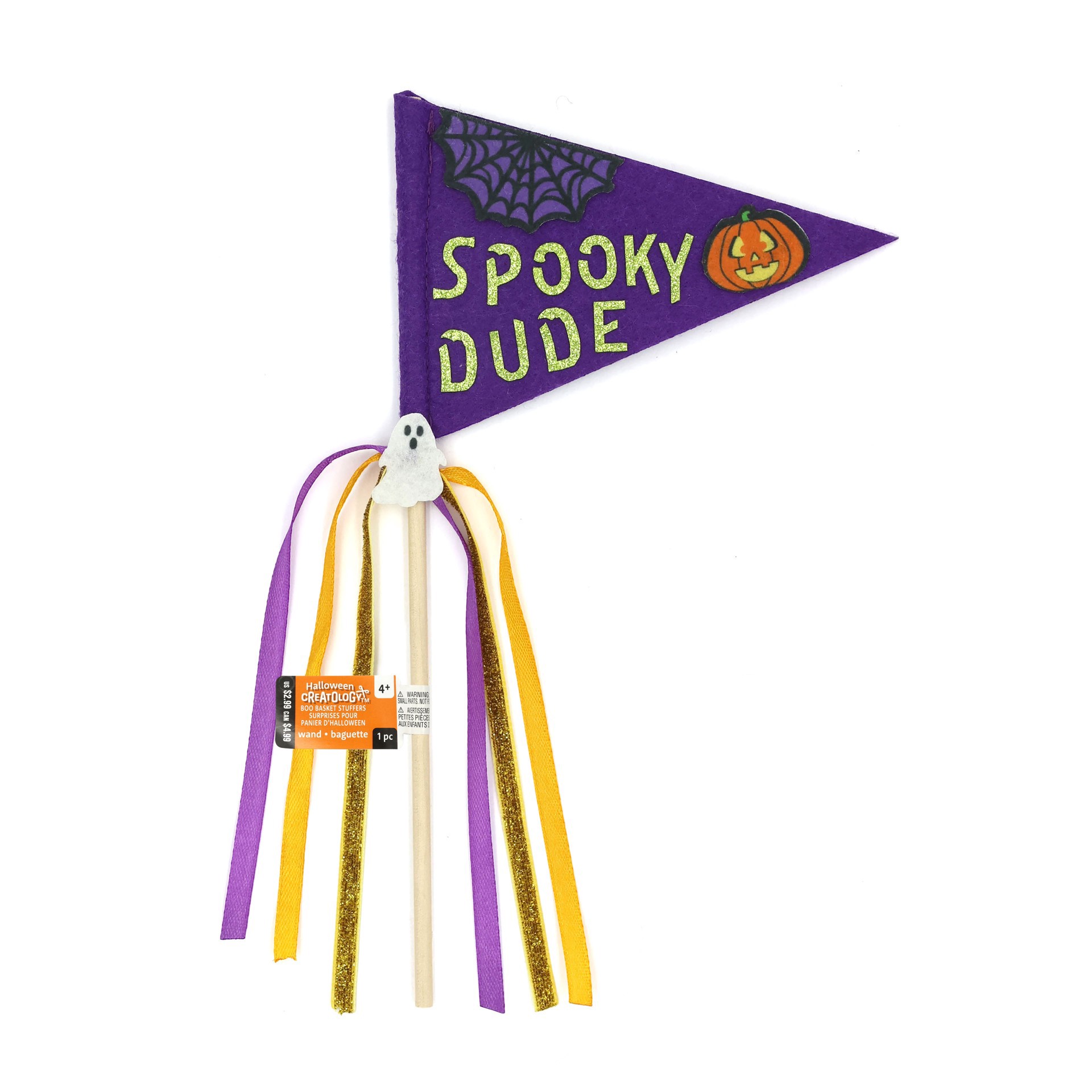 slide 3 of 4, 10" Spooky Dude Pennant By Creatology, 10 in