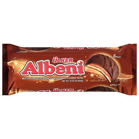 slide 1 of 1, Ulker Albeni Milk Chocolate Coated Biscuit With Caramel Filling - 12.13 Oz., 12.13 oz