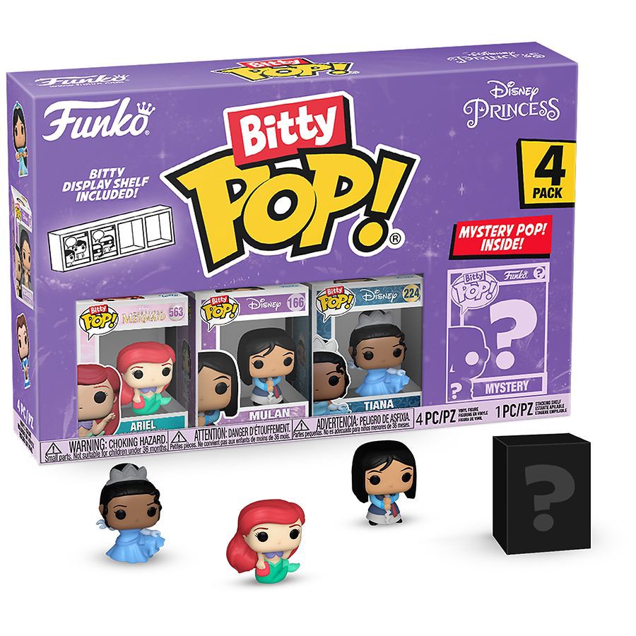 slide 1 of 2, Funko Bitty Pop!, 4 ct