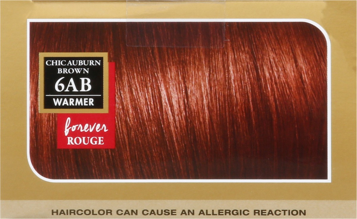 slide 5 of 9, L'Oréal Fade-Defying Color + Shine System 6ab Chic Auburn Brown, 1 ct