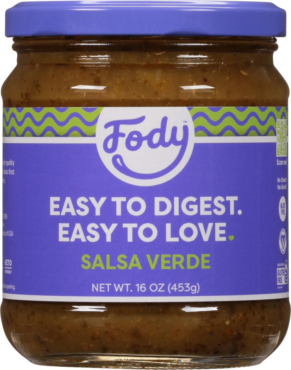 slide 8 of 9, Fody Verde Sensitive Salsa 16 oz, 16 oz