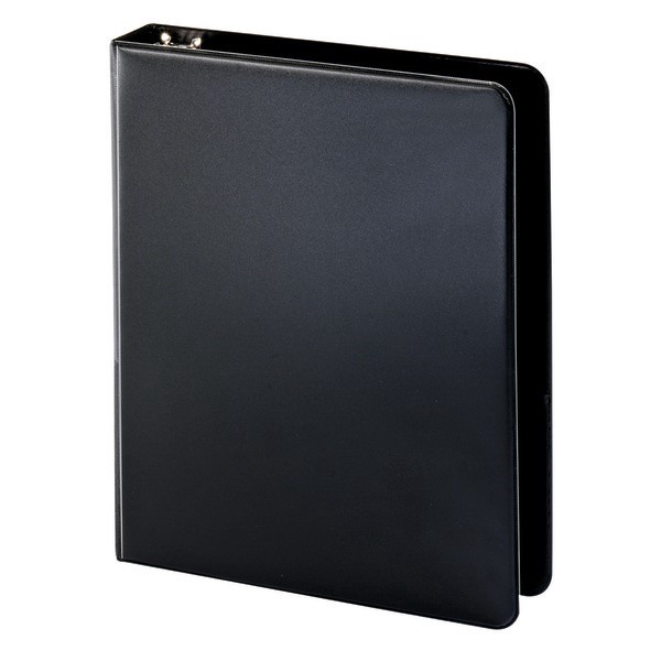 slide 5 of 5, Office Depot Brand Durable Reference Binder, Memo Size, 1'' Rings, 53% Recycled, Black, 1 ct