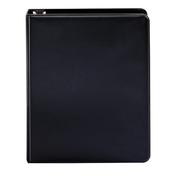 slide 4 of 5, Office Depot Brand Durable Reference Binder, Memo Size, 1'' Rings, 53% Recycled, Black, 1 ct