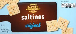 Baker's Harvest Original Saltines Crackers - 16 oz