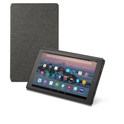 slide 1 of 5, Amazon Fire HD 10 Tablet Case (7th Generation, 2017 Release) - Charcoal Black, 1 ct