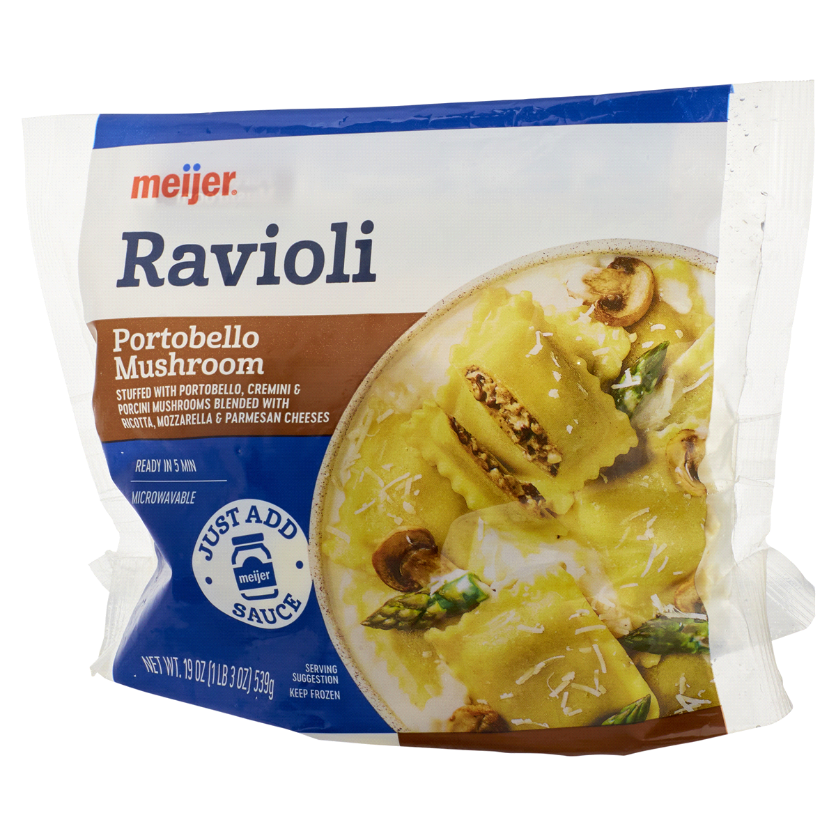 slide 12 of 29, Meijer Portobello Mushroom Ravioli, 19 oz