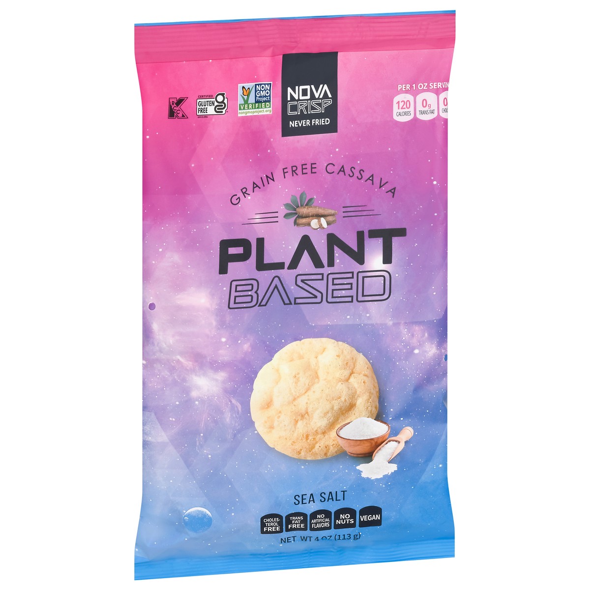 slide 12 of 13, Novacrisp Chip Cassava Popd Ssalt - 4 oz, 4 oz