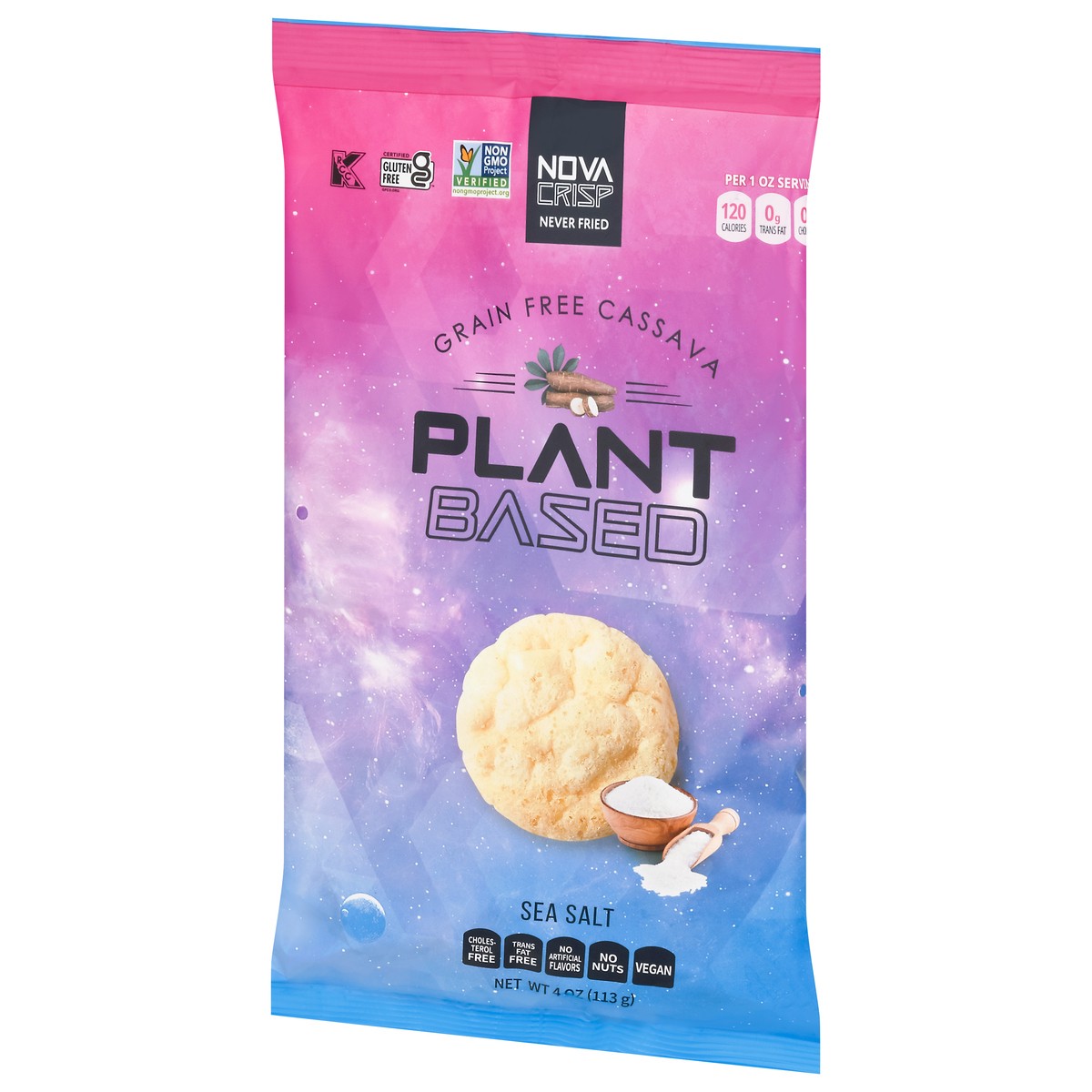 slide 3 of 13, Novacrisp Chip Cassava Popd Ssalt - 4 oz, 4 oz