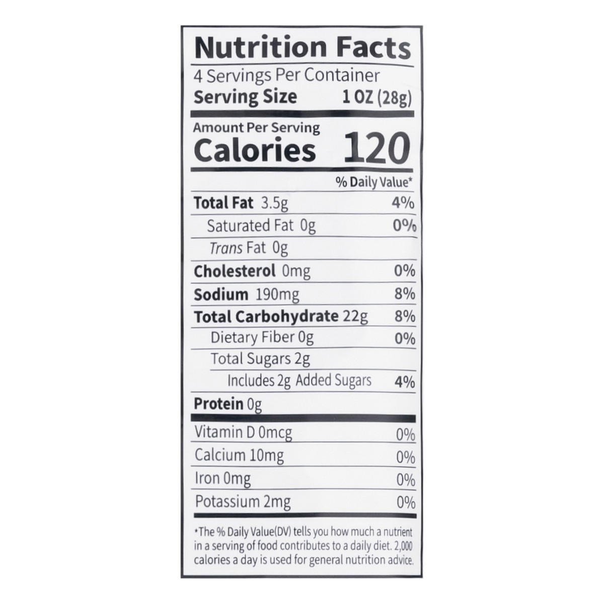 slide 10 of 13, Novacrisp Chip Cassava Popd Ssalt - 4 oz, 4 oz