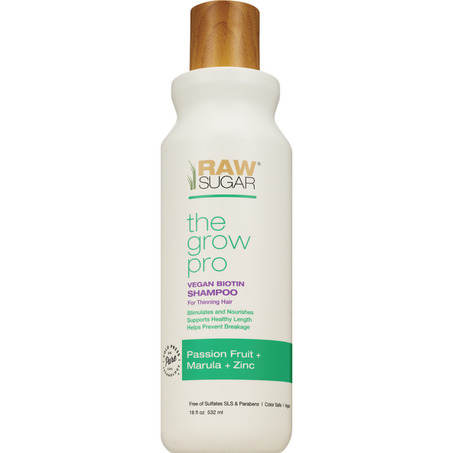 slide 1 of 1, RAW SUGAR The Grow Pro Shampoo, 18 oz