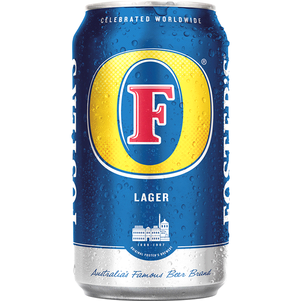 slide 2 of 5, Foster's Lager Beer, 25.4 oz. Single Can, 5% ABV, 25.4 oz