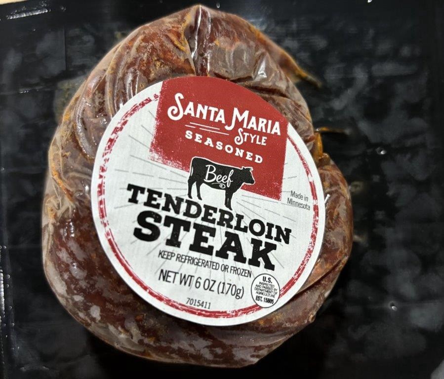 slide 1 of 1, Beef Tender Steak Santa Maria Style Marinated Tenders, 6 oz