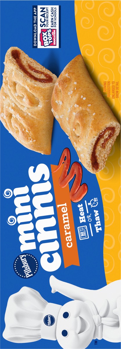 slide 2 of 13, Pillsbury Mini Cinnis, Pull-Apart Caramel Rolls, 4 Rolls, 9.32 oz, 4 ct