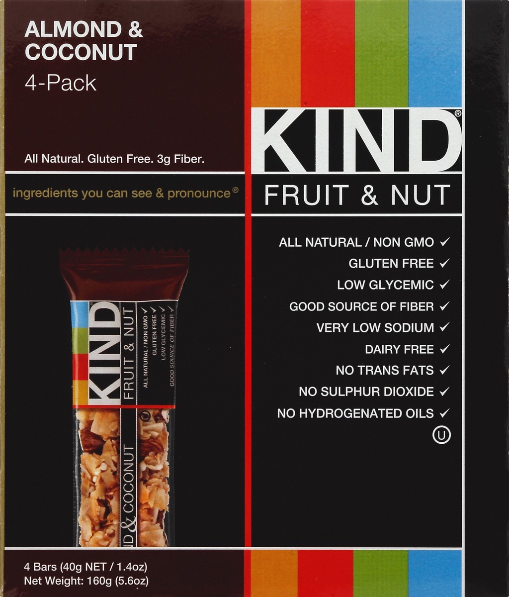 slide 5 of 6, KIND Almond & Coconut Nutrition Bars, 4 ct; 1.4 oz