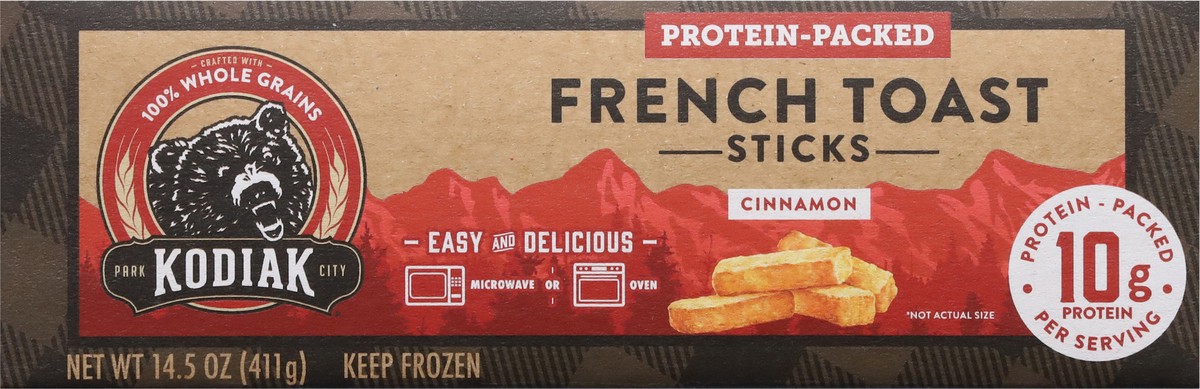 slide 3 of 12, Kodiak Cakes Protein-Packed Cinnamon French Toast Sticks 14.5 oz, 14.5 oz