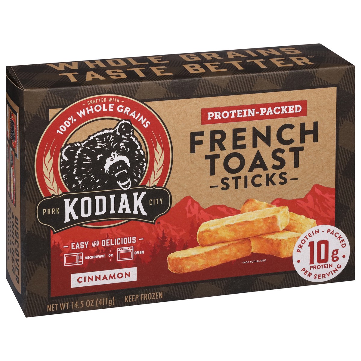 slide 5 of 12, Kodiak Cakes Protein-Packed Cinnamon French Toast Sticks 14.5 oz, 14.5 oz