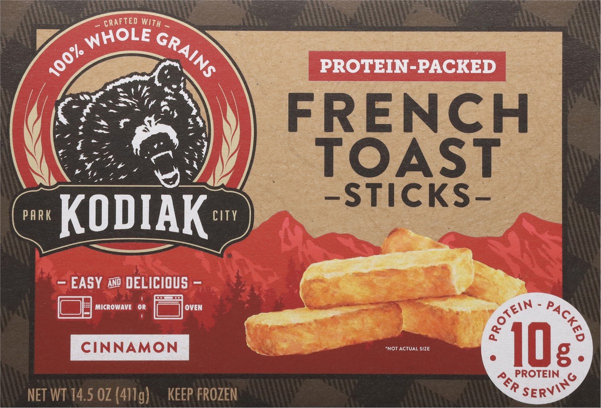 slide 7 of 12, Kodiak Cakes Protein-Packed Cinnamon French Toast Sticks 14.5 oz, 14.5 oz