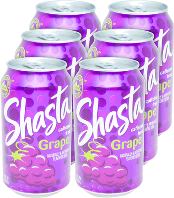 slide 1 of 1, Shasta Single Can Grape - 12 oz, 12 oz