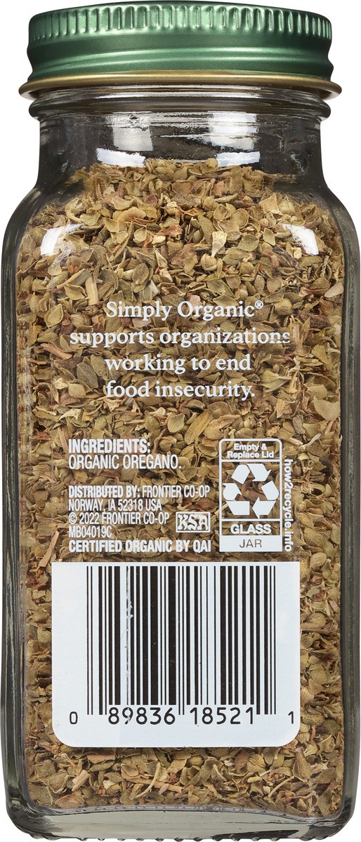 slide 11 of 12, Simply Organic Oregano, 0.75 oz