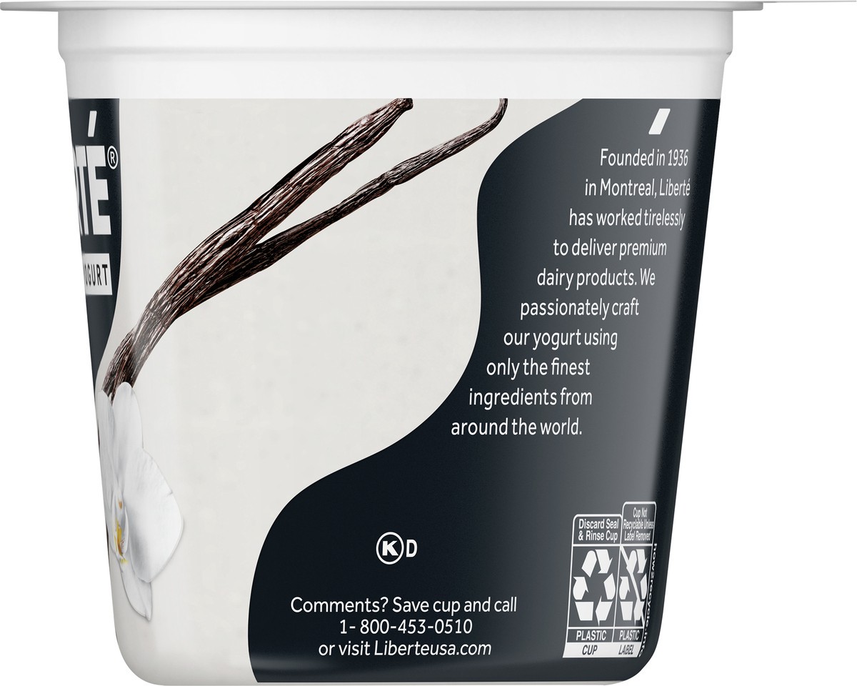 slide 9 of 9, Liberté Yogurt, Vanilla Bean Whole Milk Yogurt, 5.5 oz, 5.5 oz