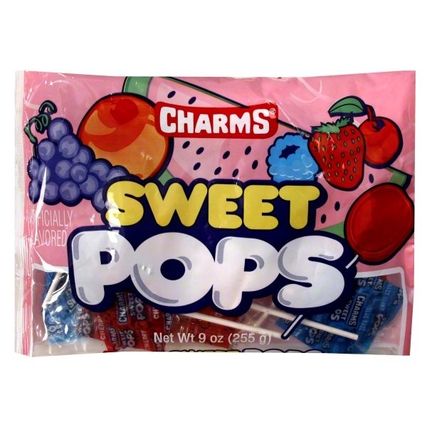 slide 1 of 1, Charms Sweet Pops, 9 oz