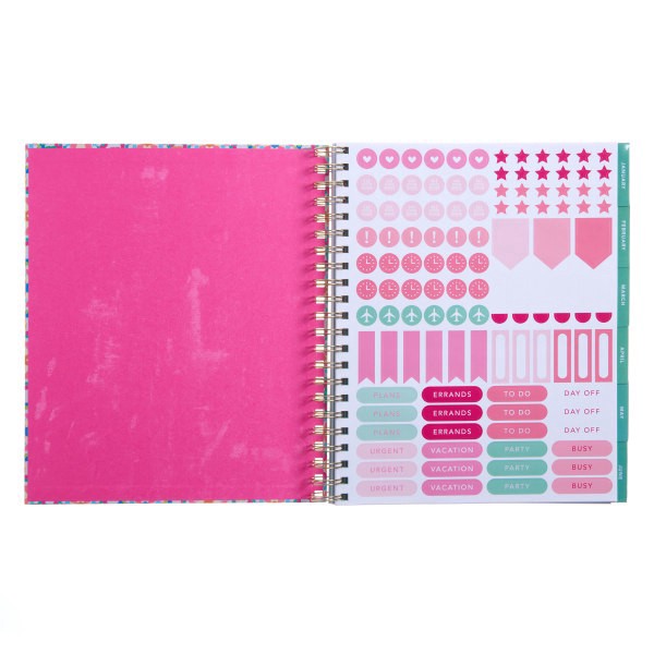 slide 3 of 4, 2025 Gartner Studios Wrapped Hardcover Daily/Weekly/Monthly Spiral Annual Planner, 9-1/8"" X 11"", Multicolor, January 2025 To December 2025, 100558, 1 ct