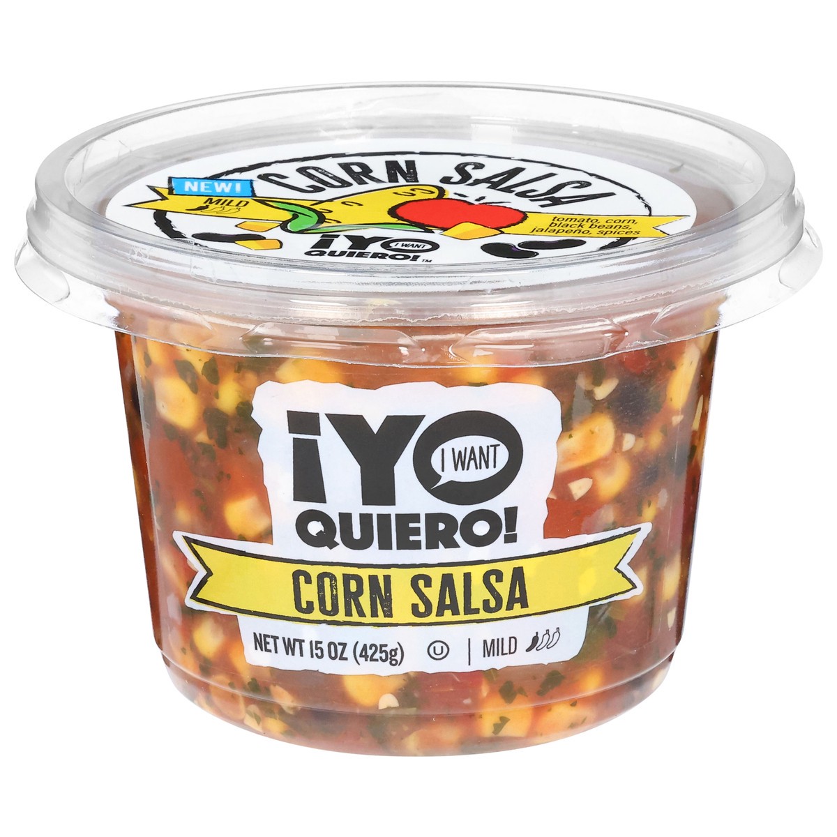 slide 1 of 14, Yo Quiero Mild Corn Salsa 15 oz, 15 oz