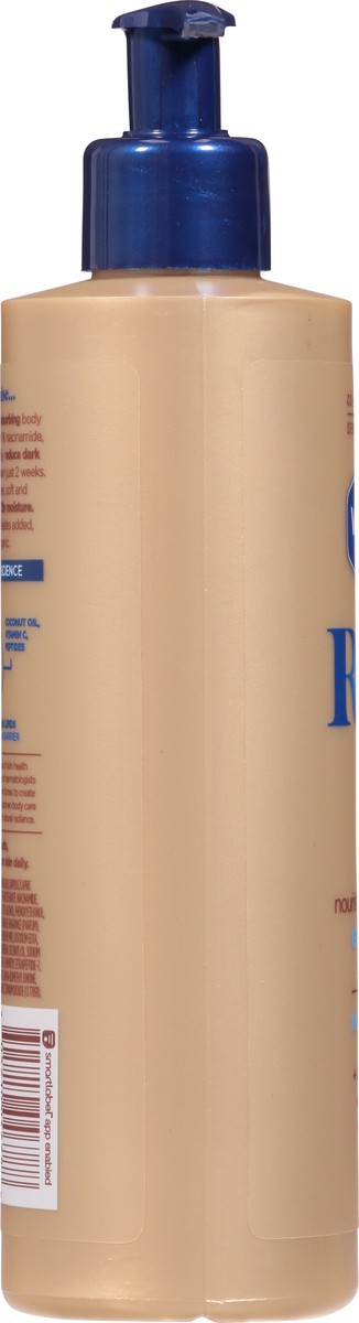 slide 8 of 9, Vaseline Radiant X Even Tone Nourishing Body Lotion    With 1% Niacinamide, Coconut Oil,  Vitamin C, & Peptides, 11 FL OZ, 11 fl oz