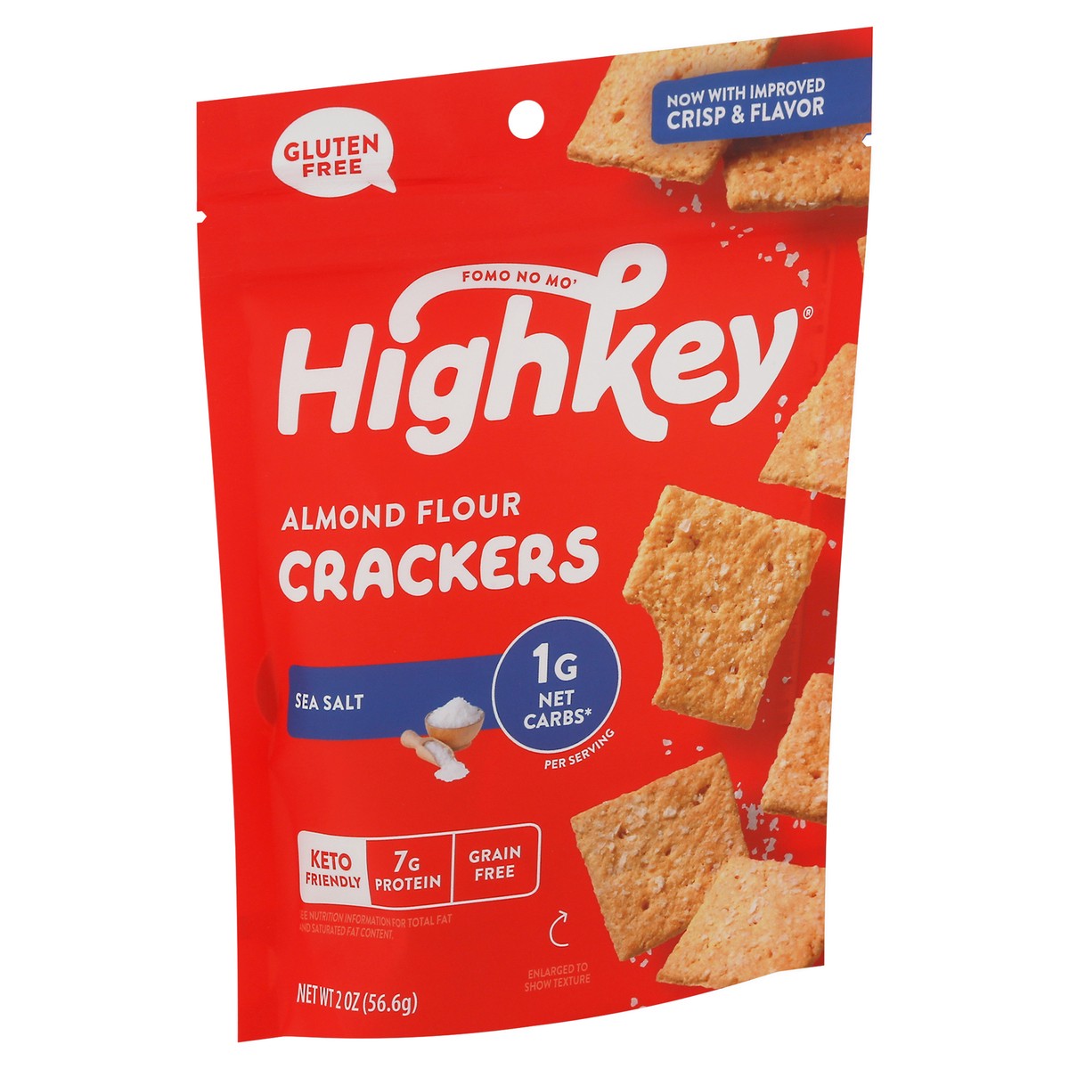 slide 2 of 9, HighKey Gluten Free Almond Flour Crackers - 2 oz, 2 oz