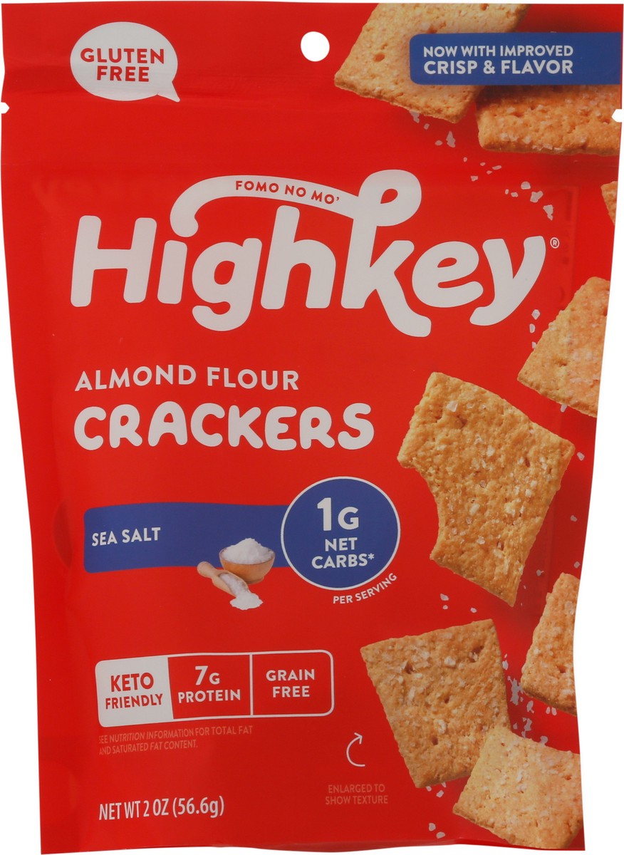 slide 5 of 9, HighKey Gluten Free Almond Flour Crackers - 2 oz, 2 oz