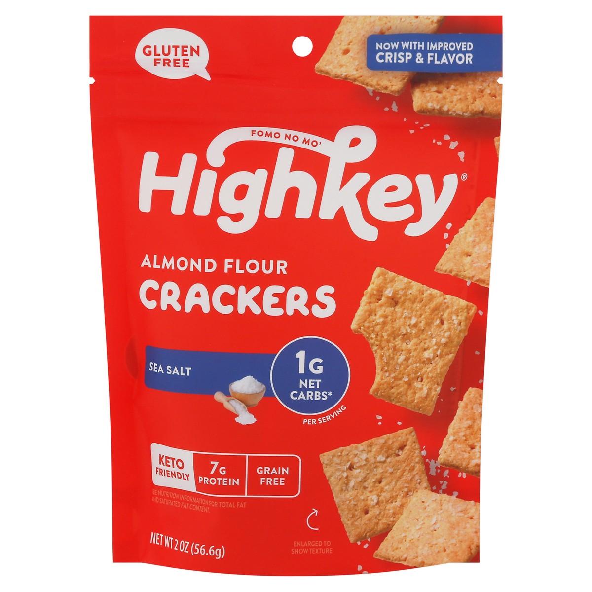 slide 1 of 9, HighKey Gluten Free Almond Flour Crackers - 2 oz, 2 oz