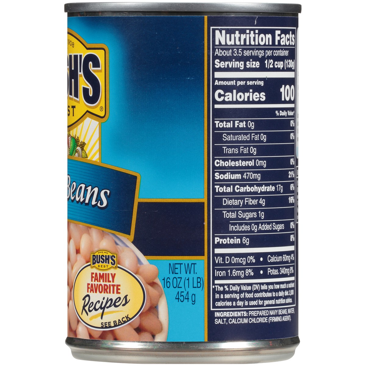 slide 4 of 12, Bush's Best Bush's Navy Beans 16 oz, 16 oz