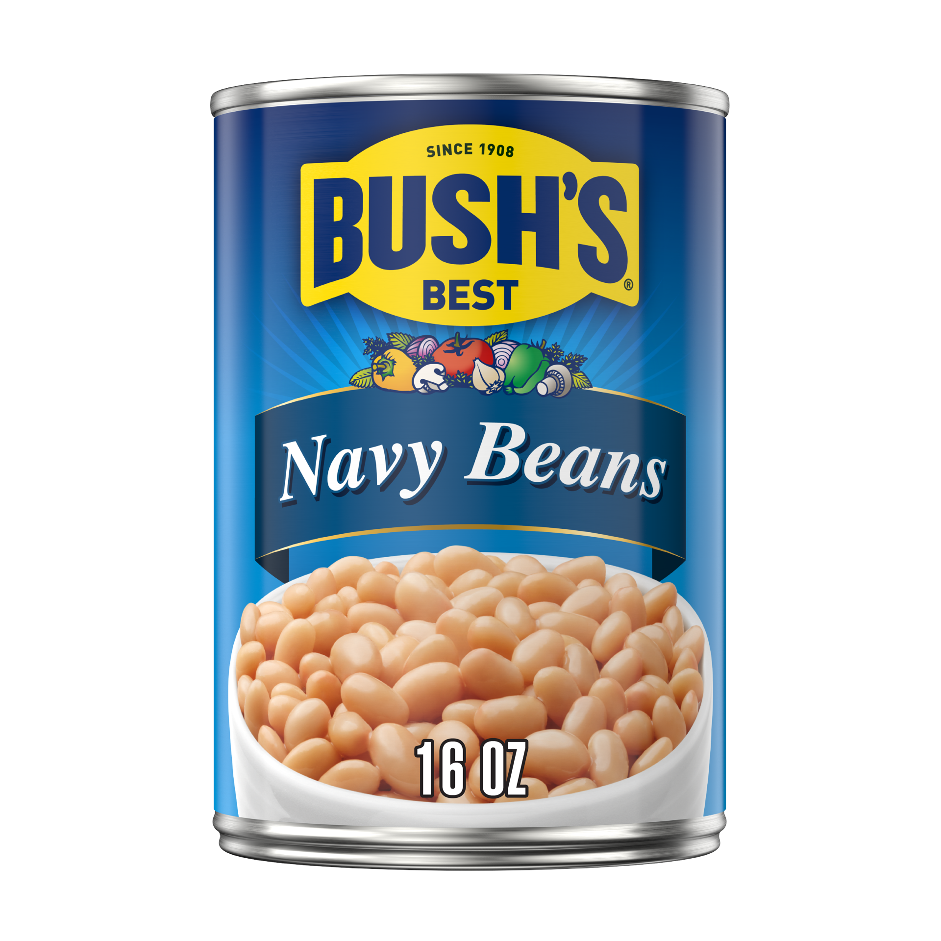 slide 1 of 12, Bush's Best Bush's Navy Beans 16 oz, 16 oz