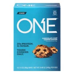 ONE Chocolate Chip Cookie Dough Flavored Protein Bar 4 ea