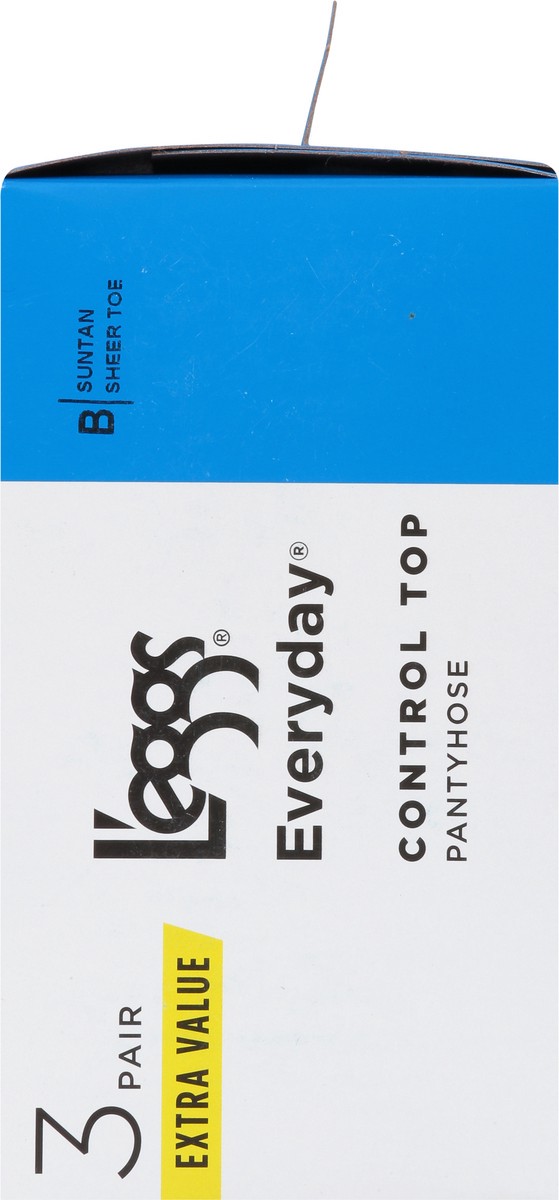 slide 8 of 9, L'eggs Everyday Extra Value B Suntan Control Top Pantyhose 3 ea, 3 ct