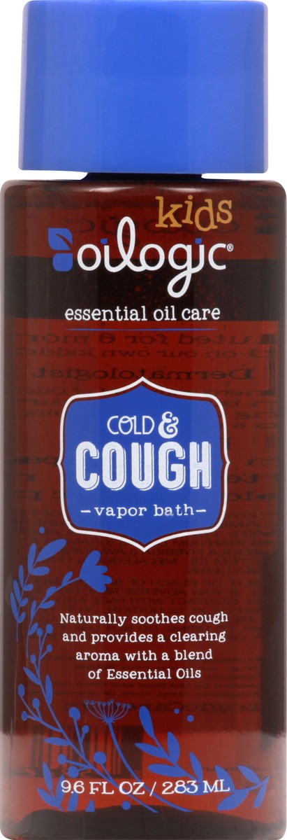 slide 4 of 7, Oilogic Kids Stuffy Nose & Cough Vapor Bath Soak 9.6 fl oz, 9.60 fl oz