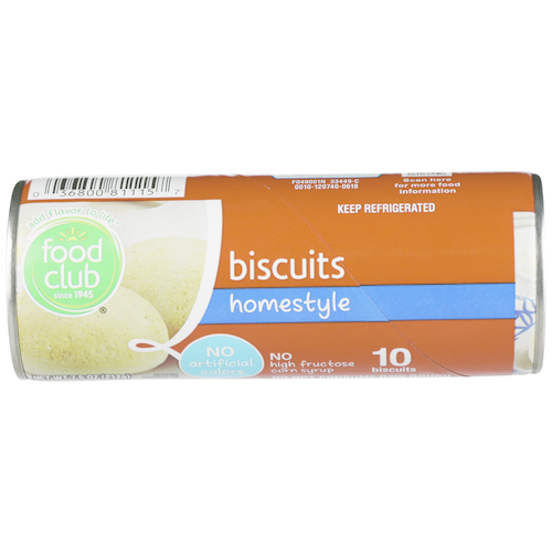 slide 1 of 1, Food Club Biscuits Homestyle, 7.5 oz
