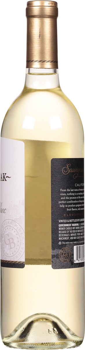 slide 8 of 9, Cloud Break California Sauvignon Blanc 750 ml, 750 ml