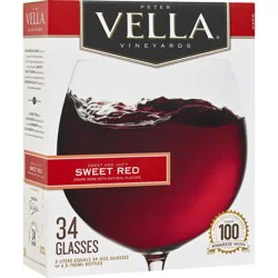 Peter Vella Vineyards Sweet Red Wine 5L