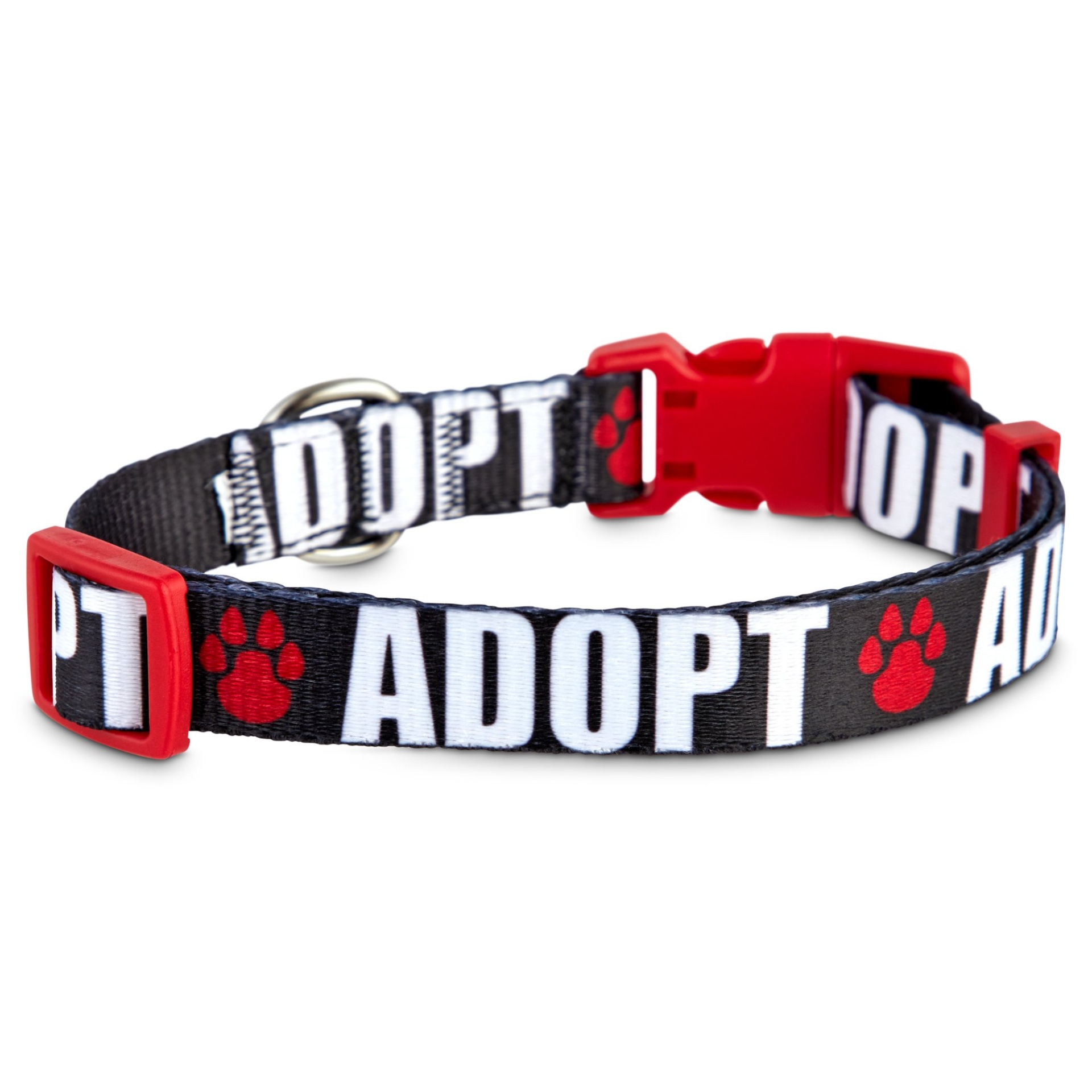 slide 1 of 1, Good2Go Adopt Love Dog Collar, MED