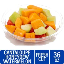 Fresh Cut Mixed Melon Cubes Fruit Mix, 36 oz
