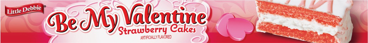 slide 3 of 7, Little Debbie Snack Cakes, Little Debbie Family Pack Valentine Cakes (strawberry), 11.09 oz