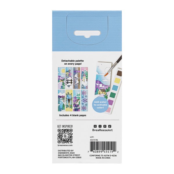 slide 5 of 8, Brea Reese Packable Painting Bookmark Kit, Winter, Kit Of 13 Pieces, 1 ct