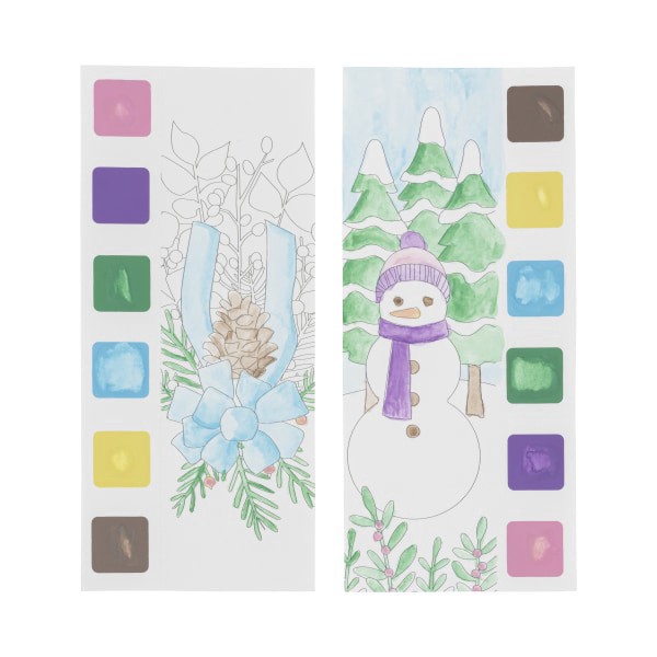 slide 3 of 8, Brea Reese Packable Painting Bookmark Kit, Winter, Kit Of 13 Pieces, 1 ct