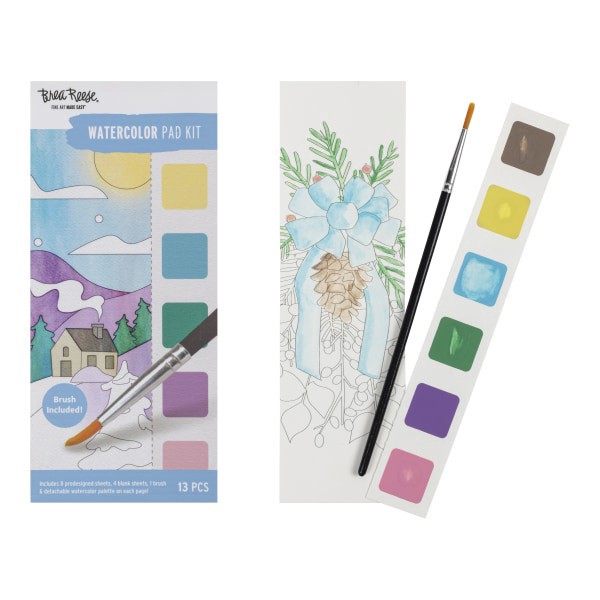 slide 2 of 8, Brea Reese Packable Painting Bookmark Kit, Winter, Kit Of 13 Pieces, 1 ct