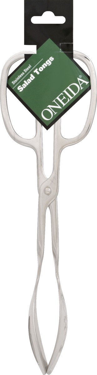 slide 1 of 8, Oneida Stainless Steel Salad Tongs, 10 in, 1 ct