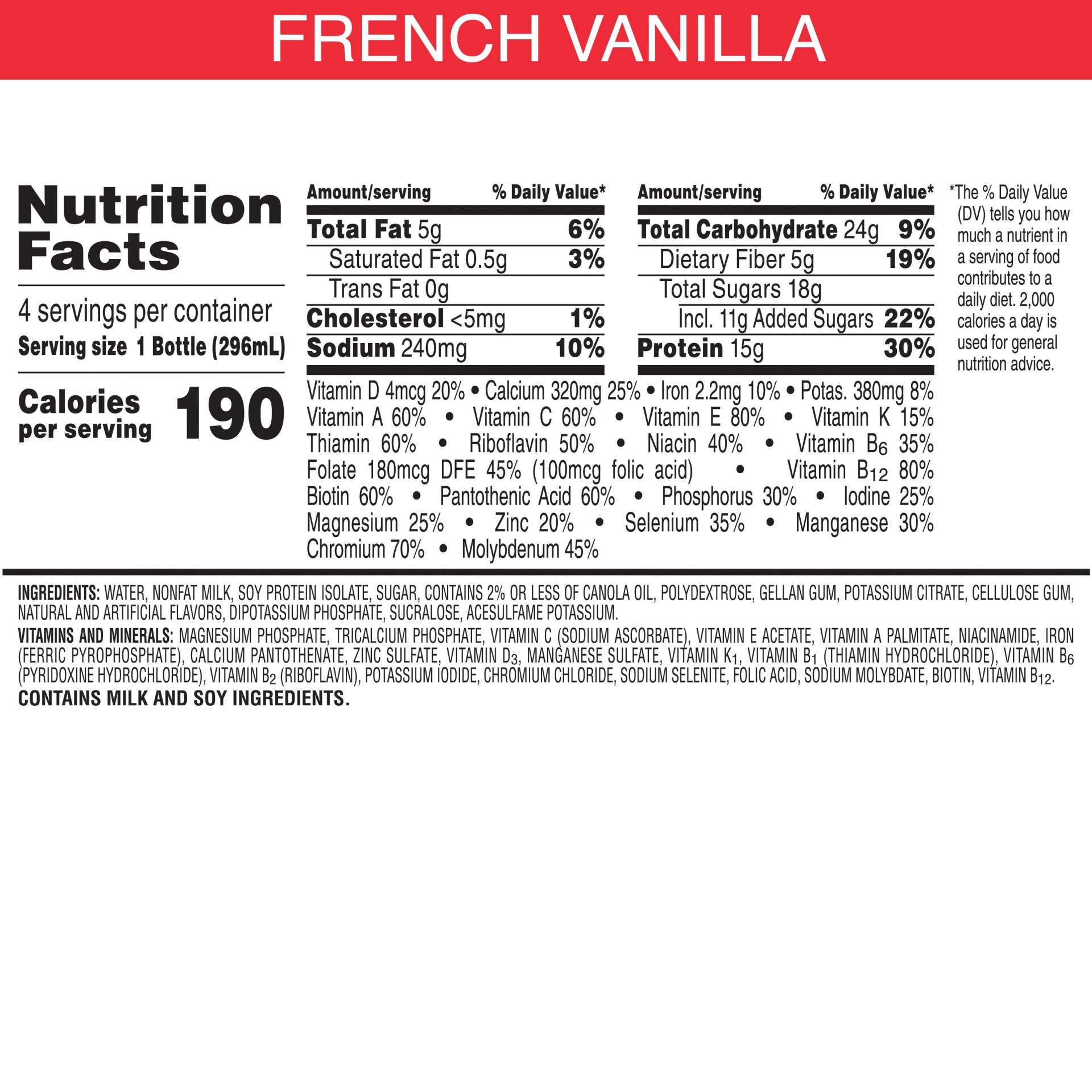 slide 3 of 6, Kellogg's Special K Protein Shakes, Meal Replacement High Protein, French Vanilla, 40 oz